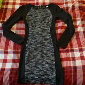 Long-Sleeved Illusion Dress DIVIDED